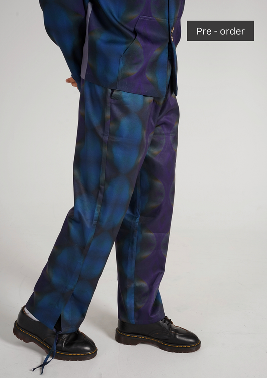 Mo printed Triplet Cargo Trousers in Fiyins Print