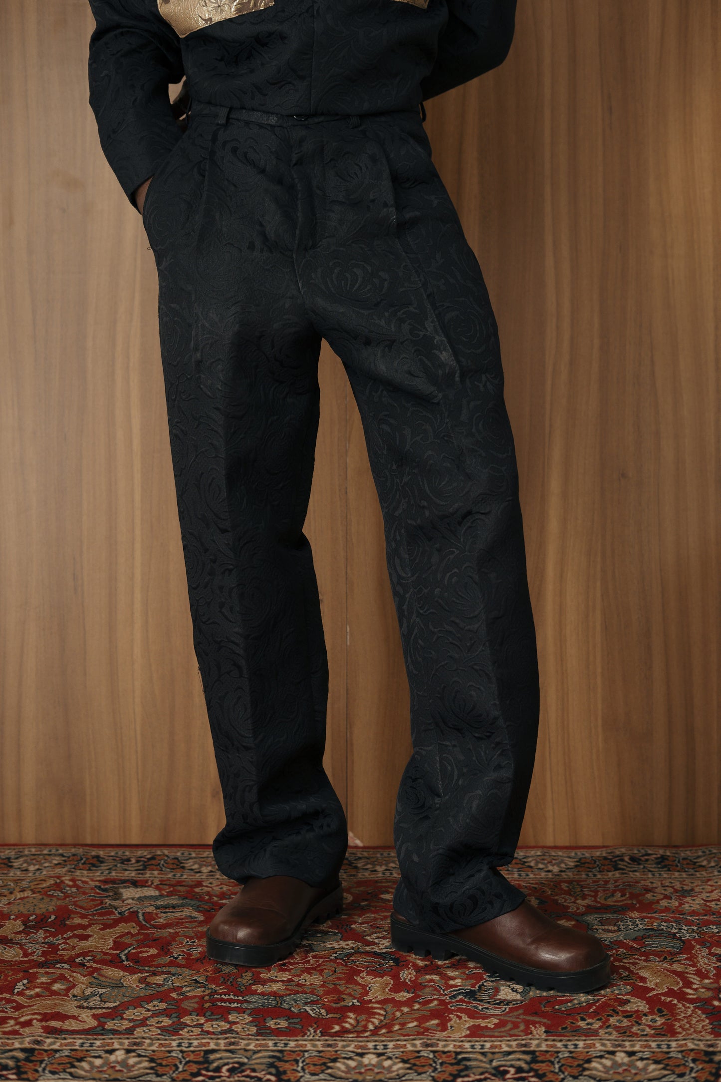 LUMINA TEXTURED - TROUSER